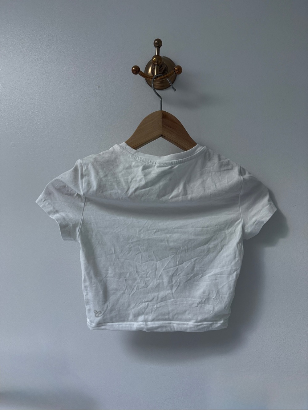 TNA White Short Sleeve Crewneck Tee for Kids - Picture 3 of 4